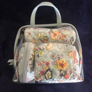 Vera Bradley Floating Garden Cosmetic Set